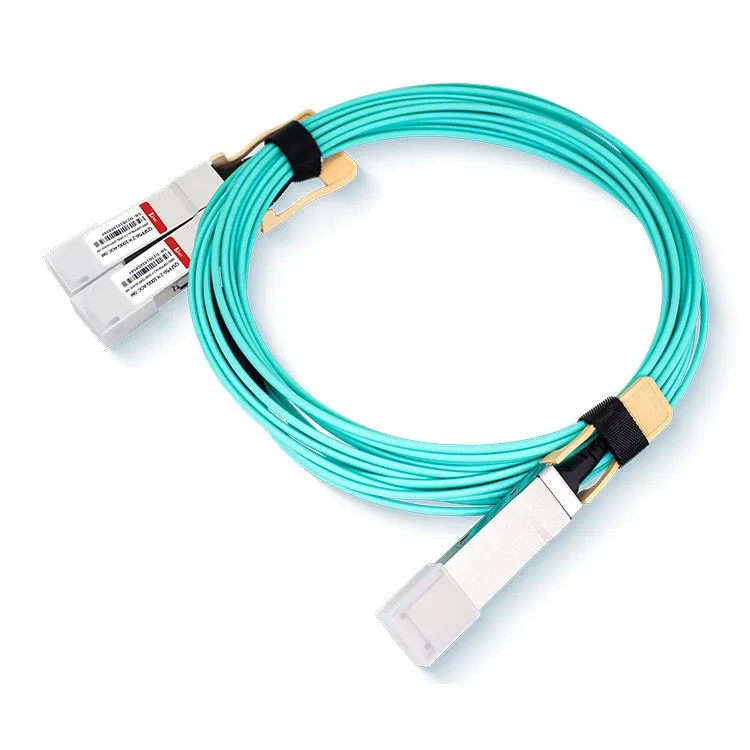 QSFP56 200G до 2X100G прекъснат AOC кабел